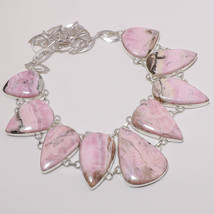 Rhodochrosite Pear Shape Gemstone Handmade Fashion Necklace Jewelry 18&#39;&#39; SA 6650 - £15.17 GBP