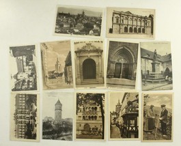 Vintage 12PC Lot Postcards International UK COLMAR France Architecture Landmarks - $21.03