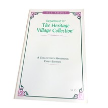 Department 56 First Edition 1993 Heritage Village Collectors Handbook Re... - $9.25