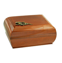 Beautiful wood casket Human cremation ashes urn,adult funeral ash urn Memorial - £116.97 GBP+