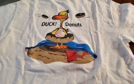 Duck Donuts Charlotte North Carolina T Shirt Adult Medium Double Sided I... - £13.31 GBP