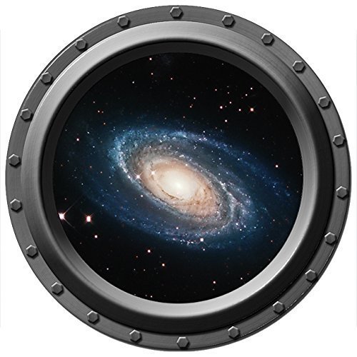A Spiral Galaxy Seen Through A Porthole Wall Decal - 24&quot; tall x 24&quot; wide - $25.00
