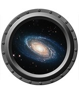 A Spiral Galaxy Seen Through A Porthole Wall Decal - 24&quot; tall x 24&quot; wide - $34.30 CAD