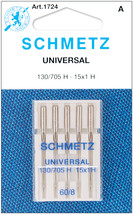 Schmetz Universal Machine Needles-Size 8/60 5/Pkg - £11.83 GBP