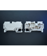 2Pcs BY1S-4  IDEC Spring Clamp Ground Terminal Block 28-12 AWG 20A - $95.36 MXN