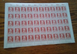 000 Full Sheet 50 Stamps Heinr v Stephan Germany Deutsche Post 24 - £81.18 GBP