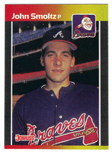 1989 Donruss #642 John Smoltz Atlanta Braves Rookie Card - £1.18 GBP