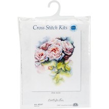 RTO Counted Cross Stitch Kit 9.75 Inch X12.5 Inch Pink Bliss 14 Count - $111.99