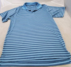 Vintage Men&#39;s Striped Polo T-Shirt Short Sleeved Size Small - £5.43 GBP