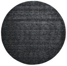 10' Black Round Wool Hand Woven Area Rug - $1,073.49