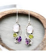 Elegant Drop Dangling Earrings Gift Ladies Women Mom - $18.04 CAD