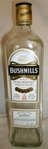Collectible Empty Glass Bottle Liquor 1608 Bushmills Irish Whisky - £6.39 GBP
