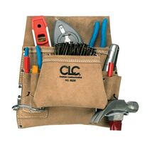CLC Custom Leathercraft I823X Suede Carpenter's Nail And Tool Bag, 8 Pocket - $22.95