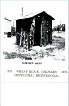 Wheatridge Colorado Centennial Bicentannial Colorado Postcard - £4.13 GBP