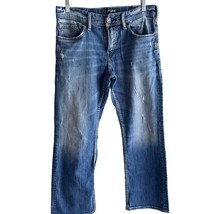 Silver Jeans Co Zac EMC DENIM Men Tag sz 32X30 Straight Med Wash Actual ... - £18.21 GBP