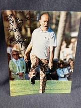 BOB HOPE Signed Autographed Crazy Golf Photo 8x10 My Very Best Wishes - £35.61 GBP