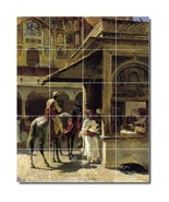 Edwin Weeks City Painting Ceramic Tile Mural BTZ09587 - $273.54 CAD+
