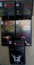 5 Royal Ballet Thorn EMI Video VHS tapes Don Quixote Romeo &amp; Juliet Manon - £18.24 GBP