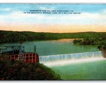 Powersite Dam Lake Taneycomo Ozarks Missouri MO UNP Linen Postcard Z1 - $2.92