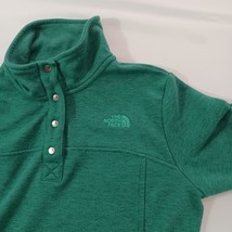 The North Face ATTV Women's S Green 1/4 Snap Pullover Sweatshirt Pockets Outdoor image 8