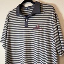 Peter Millar Shirt Mens Large Striped Polo Performance Golfer Crown Breathable - £10.05 GBP