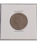 US Washington Quarter 1977 No Mint Mark Rare 25 Cents in 2x2 Mylar Flip - £15.68 GBP