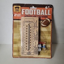 Travel Games Football Wooden Travel Game 2 Players New in package - $4.95