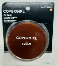 CoverGirl Clean Pressed Powder, Buff Beige 125, 0.39 oz SEALED - £10.09 GBP