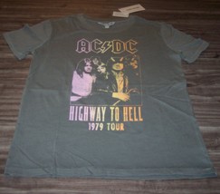 Vintage Style Women&#39;s Acdc Highway To Hell 1979 Tour T-shirt Xs New w/ Tag - £15.56 GBP