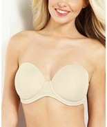 WACOAL 854119 Red Carpet Convertible Strapless Bra Sz 36DD Nude - $27.69