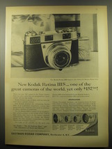 1959 Kodak Retina IIIS Camera Advertisement - £11.98 GBP