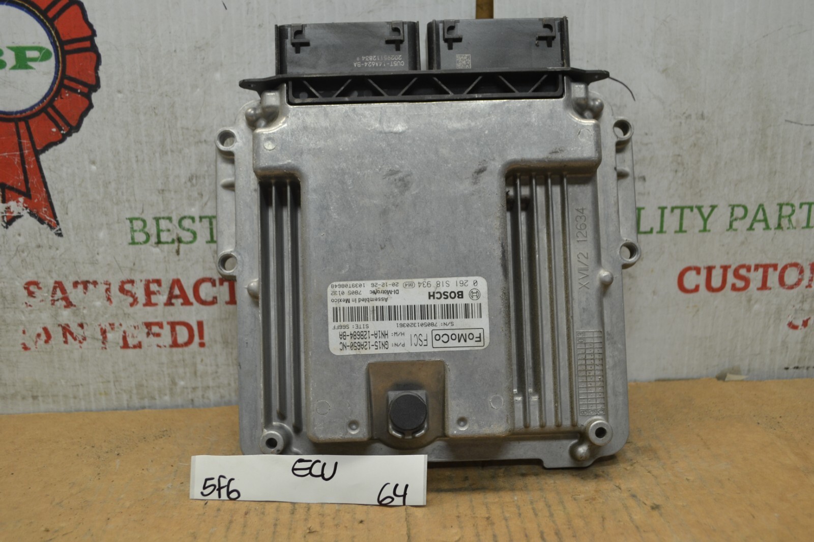 2018 Ford Ecosport Engine Control Unit ECU GN1512A650NC Module 64-5F6 - $25.47
