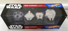 Star Wars Hot Wheels Hero Starship 4-Pack NEW - £19.58 GBP