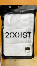 NEW Mens SMALL 2(x)ist Cotton Essential No Show Trunk 3 Pack 28-30 White - $30.69 CAD