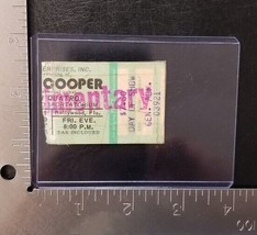 Alice Cooper - Vintage Apr 18, 1975 Hollywood, Florida Concert Ticket Stub #2 - £39.38 GBP