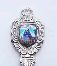 Collector Souvenir Spoon USA California Anaheim Disneyland Castle Porcelain - £7.10 GBP