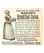 Walter Baker Breakfast Cocoa 1885 Advertisement Victorian Paris Expo ADB... - $378.90 MXN