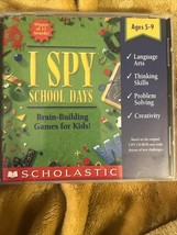 I Spy: School Days -- Brain-Building Games for Kids (PC/MAC) WIN95, 98 , 2000 - £5.45 GBP