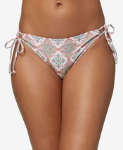 O&#39;Neill Juniors Mina Alexa Tile Printed Bikini Bottoms XS Side Tie White... - £18.90 GBP