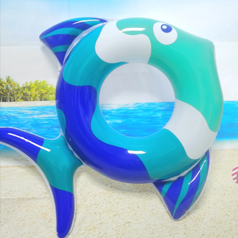 Summer Children&#39;s Water Play Accessories Inflatable Cute Deep-sea Fish Swimming - £15.12 GBP