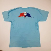 Guy Harvey Mens T-Shirt Size L Light Blue Cotton TQ1 - £7.38 GBP