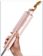 TYMO CURLPRO Automatic Curling Iron 1.25 INCH Gold Blush New Dented Box - $39.59