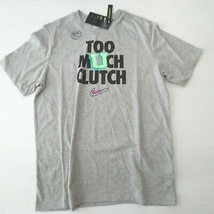 Nike Men Dri-Fit TOO MUCH CLUTCH Shirt - DB5970 - Gray 063 - Size S - NWT - £14.15 GBP