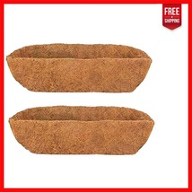 2pcs 24&quot; Extra Thick Coco Liners for Stylish Wall Planters &amp; Flower Baskets - $25.73