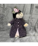 Bearington Collection 2003 Bridgette Bear 1381 14&quot; Ret. Purple Coat &amp; Hat - $33.99