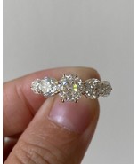 1ct Round Cut Moissanite Engagement Ring,  4-Prong Whisper Thin Solitair... - $99.99