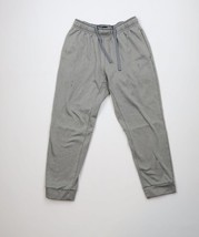 Nike Therma Fit Boys Medium Distressed Big Swoosh Cuffed Sweatpants Jogg... - $29.65
