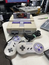 Super Nintendo Entertainment System SNES 2 Controllers Mortal Combat Game - €76,17 EUR