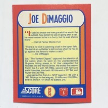 Joe DiMaggio 1990 Score #18 MVPs Magic Motion 3D Hologram MLB Baseball Card - £0.78 GBP