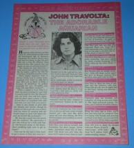 John Travolta Tiger Beat Star Magazine Photo Clipping Vintage 1979 - £14.99 GBP